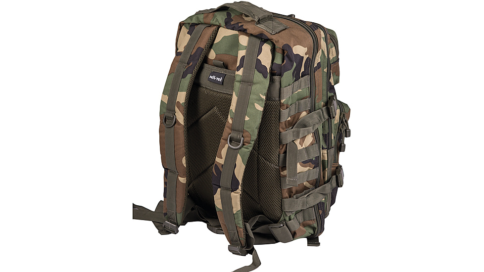 MIL-TEC Assault Backpack, Woodland Camo, 36L, 14002220