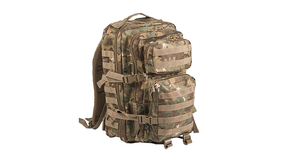 MIL-TEC Assault Backpack, Arid Woodland Camo, Large 14002256