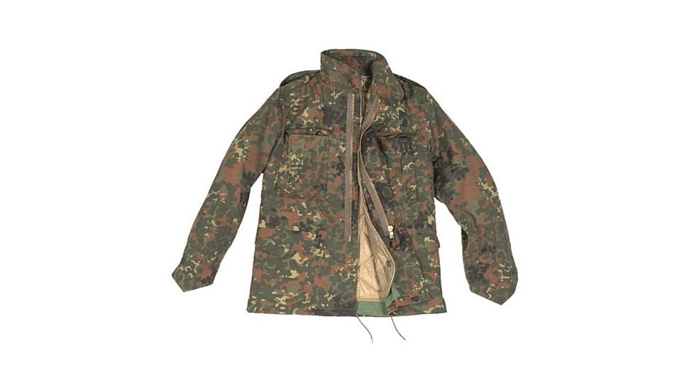 MIL-TEC M65 Field Jacket w/Liner - Men's, Flecktarn Camo, Medium, 10315021-903
