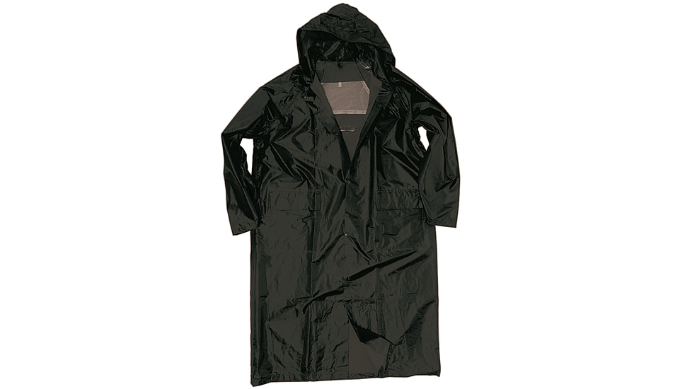 MIL-TEC Raincoats - Men's, Black, Large, 10625202-904