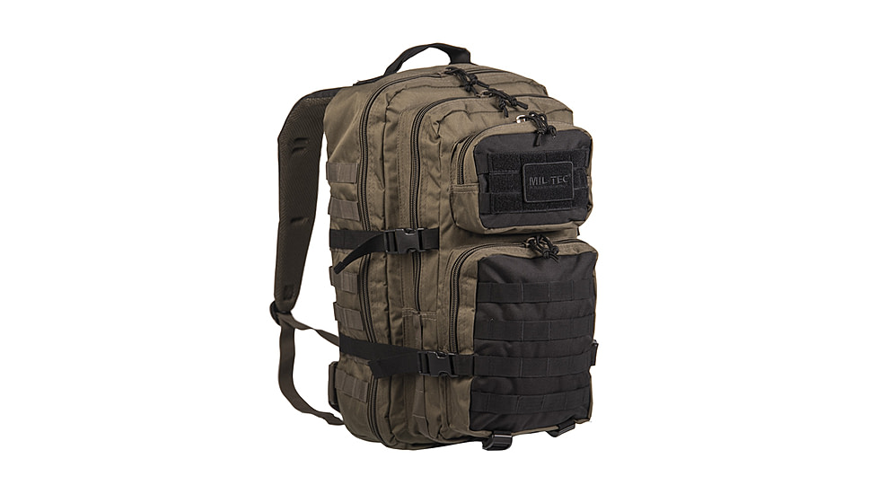 MIL-TEC Ranger Assault Pack, Green/Black, 36L, 14002301