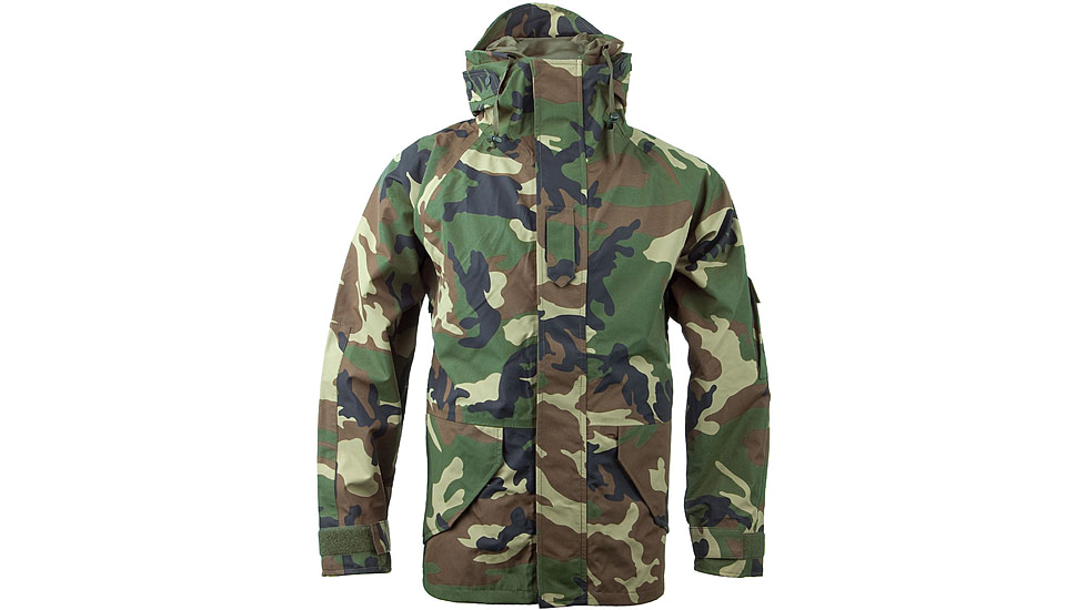 MIL-TEC Trilam Wet Weather Jacket - Men's, Woodland Camo, Extra Large, 10620020-905
