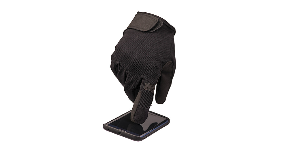 MIL-TEC Combat Touch Gloves - Mens, Black, Medium, 12521102-903