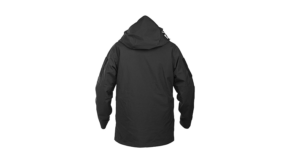 MIL-TEC Gen II Trilam Wet Weather Jacket w/Fleece Liner - Mens, Black, Extra Large, 10616002-905