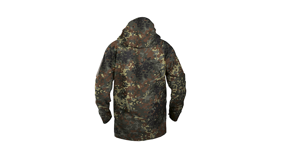 MIL-TEC Gen II Trilam Wet Weather Jacket w/Fleece Liner - Mens, Flecktarn Camo, Small, 10616021-902