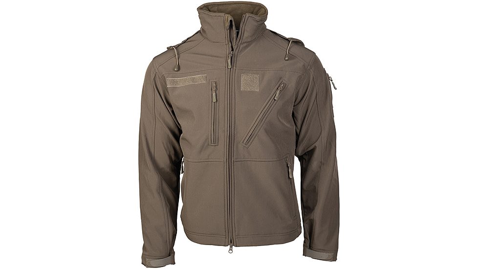 MIL-TEC Softshell Jacket - Men's, Olive Drab, Extra Large, 10864012-905