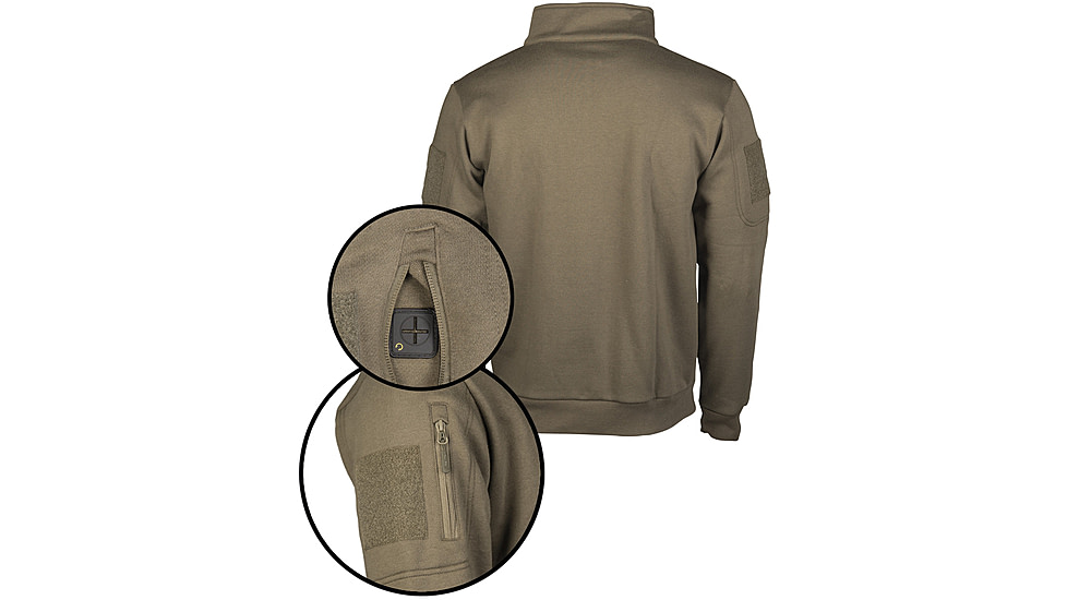 MIL-TEC Tactical 1/4 Zip Sweatshirt - Mens