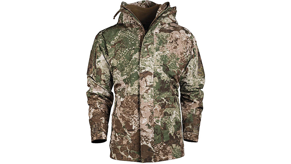 MIL-TEC Phantomleaf Gen II Trilam Wet Weather Jacket w/ Fleece Liner, Small, Wasp I Z2, 10616066-902