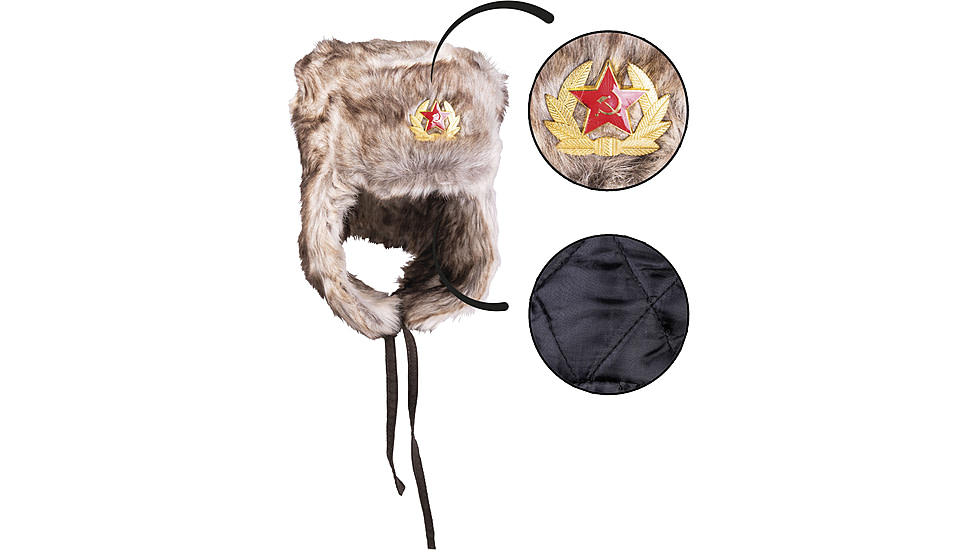 MIL-TEC Shapka Winter Hat, Brown, Medium, 12104009-903