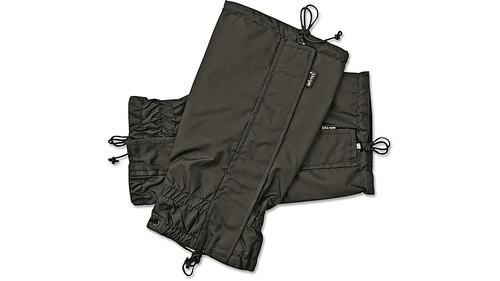 MIL-TEC Wet Weather Gaitors - Men's, Black, Medium/Large, 12905002-001