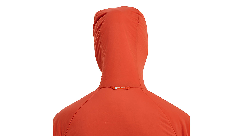 Montane Fireball Lite Hoodie - Womens, Saffron Red, Medium, FFILHSAFM15