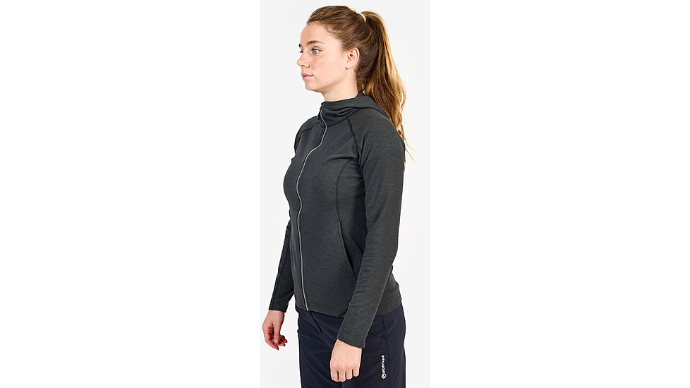 Montane Spinon Hoodie - Womens, Charcoal, Small, FSPHOCHAB13