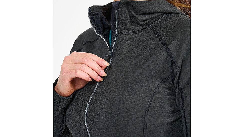 Montane Spinon Hoodie - Womens, Charcoal, Small, FSPHOCHAB13