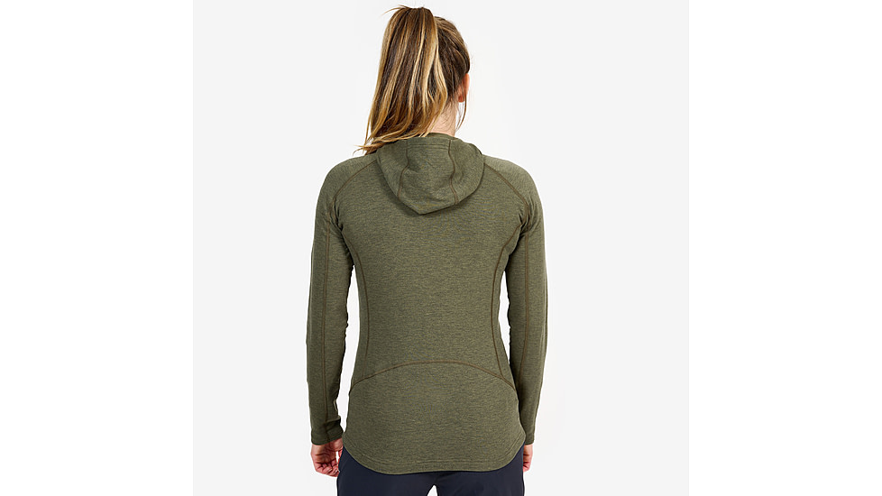 Montane Spinon Hoodie - Womens, Kelp Green, UK12/EUR38/US8/M, FSPHOKELM13