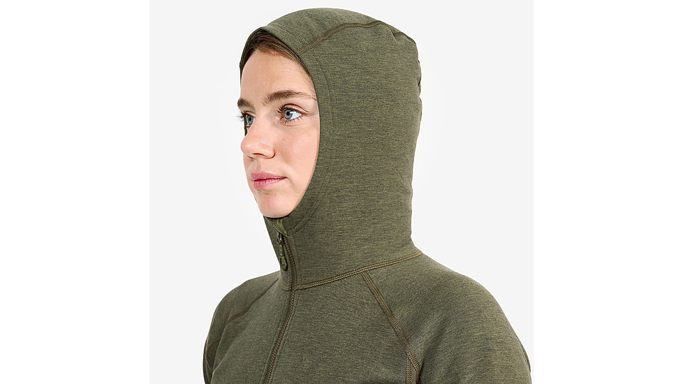 Montane Spinon Hoodie - Womens, Kelp Green, UK12/EUR38/US8/M, FSPHOKELM13