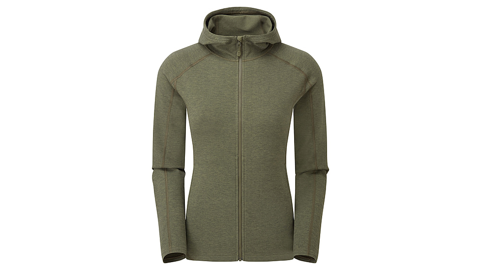 Montane Spinon Hoodie - Womens, Kelp Green, UK12/EUR38/US8/M, FSPHOKELM13