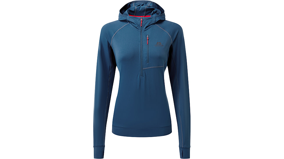 Mountain Equipment Aiguille Hooded Top - Womens, Majolica Blue, 14, ME-007144 NM-14