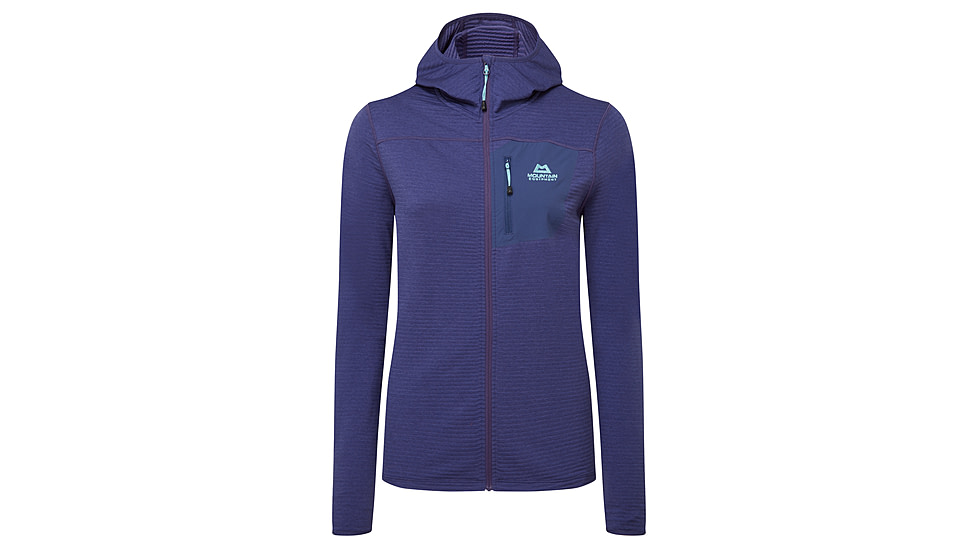 Mountain Equipment Lumiko Hooded Jacket - Womens, Amethyst/Medieval, 10, Me01853Am/Me10