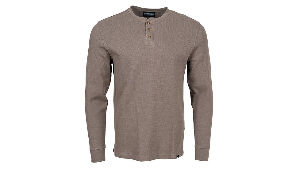 Mountain Khakis Axe Thermal Henley Classic Fit - Mens, Fossil, S, O46024FOSSILS