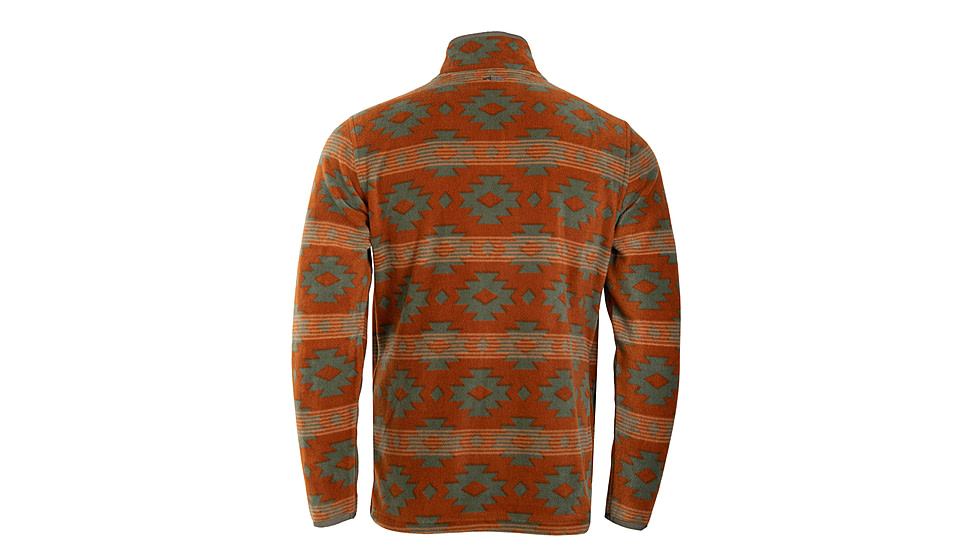 Mountain Khakis Col Printed Quarter Snap Classic Fit - Mens, Clay, L, P10803CLAYL