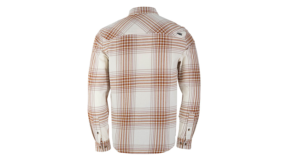 Mountain Khakis Noda Flannel Shirt Classic Fit - Mens, Parchment, M, N41102PARCHMENTM