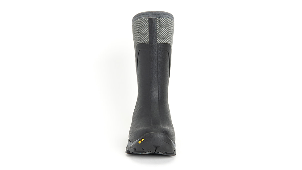 Muck Boots Arctic Ice Grip A.T. Mid Boots - Womens, Black/Grey Geometric, 8, ASVMA-101-GRY-080