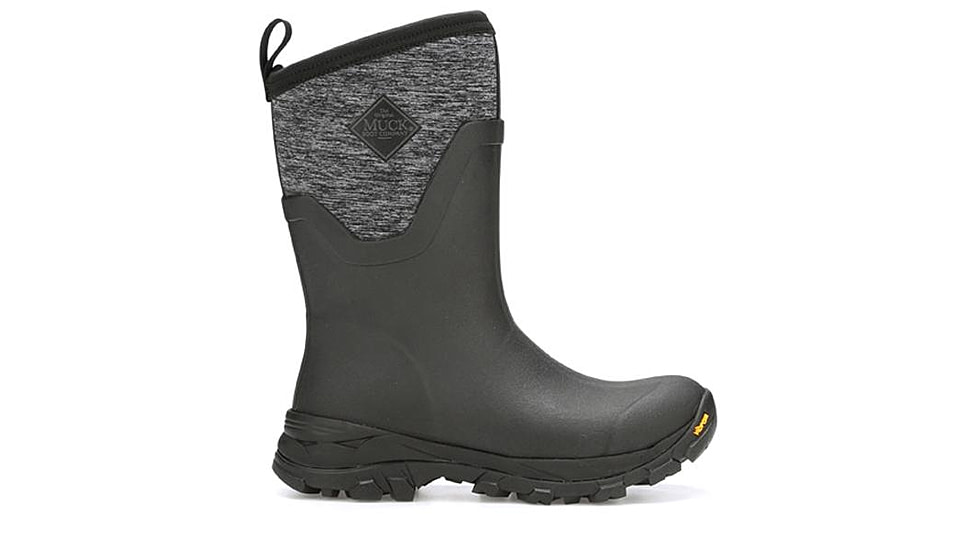 Muck Boots Arctic Ice Grip A.T. Mid Boots - Womens, Black/Jersey Heather, 9, ASVMA-100-BLK-090