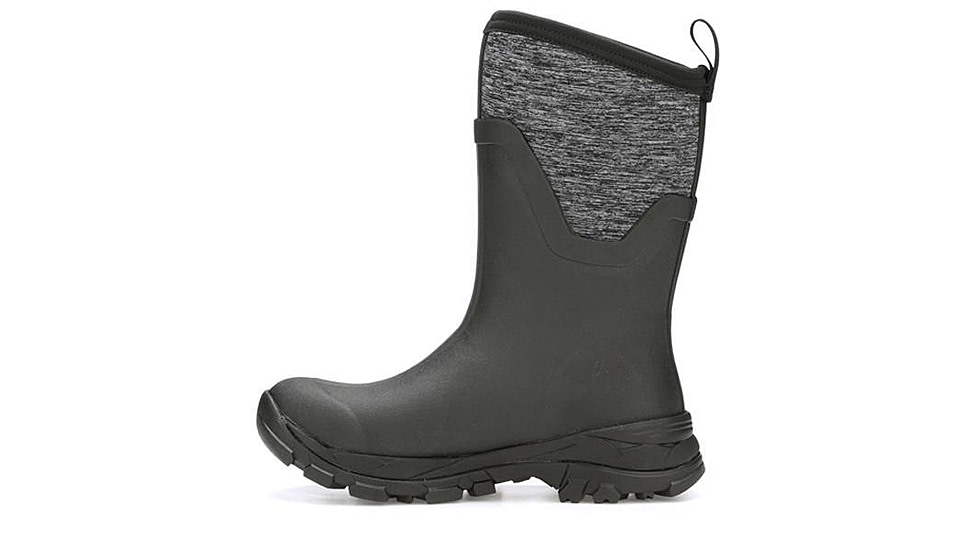Muck Boots Arctic Ice Grip A.T. Mid Boots - Womens, Black/Jersey Heather, 9, ASVMA-100-BLK-090