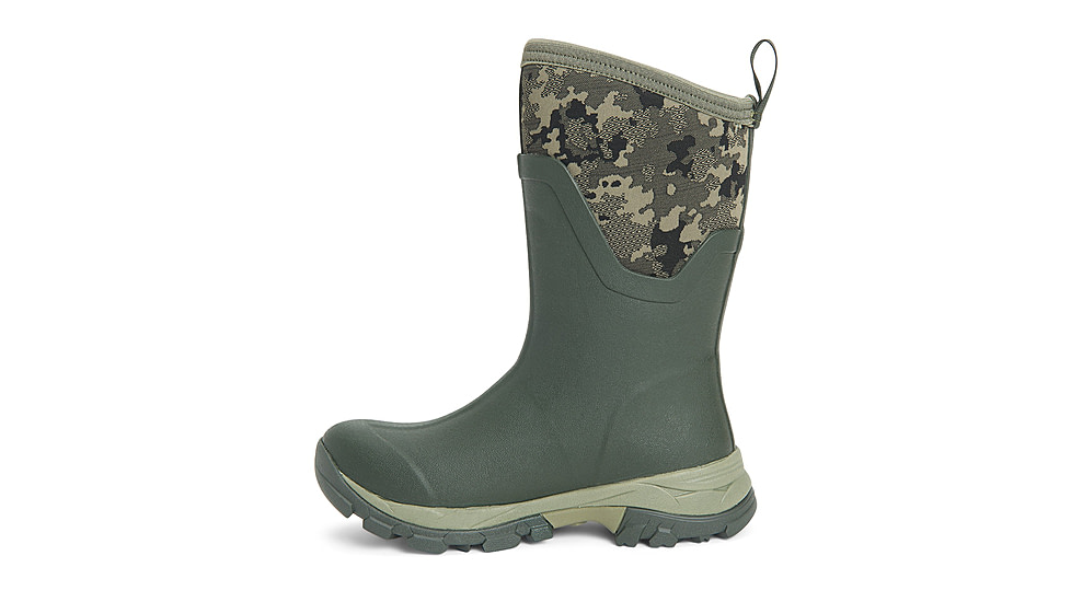 Muck Boots Arctic Ice Grip A.T. Mid Boots - Womens, Moss w/ Camo, 6, ASVMA-300-CAM-060