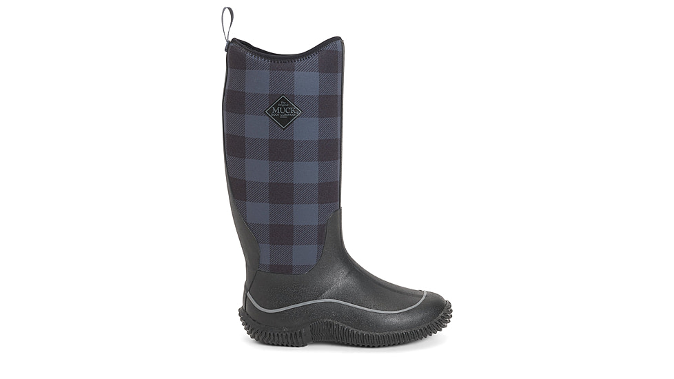 Muck Boots Hale Multi-Season Boot - Womens, Black / Gray Plaid, 11, HAW-1PLD-BLK-110