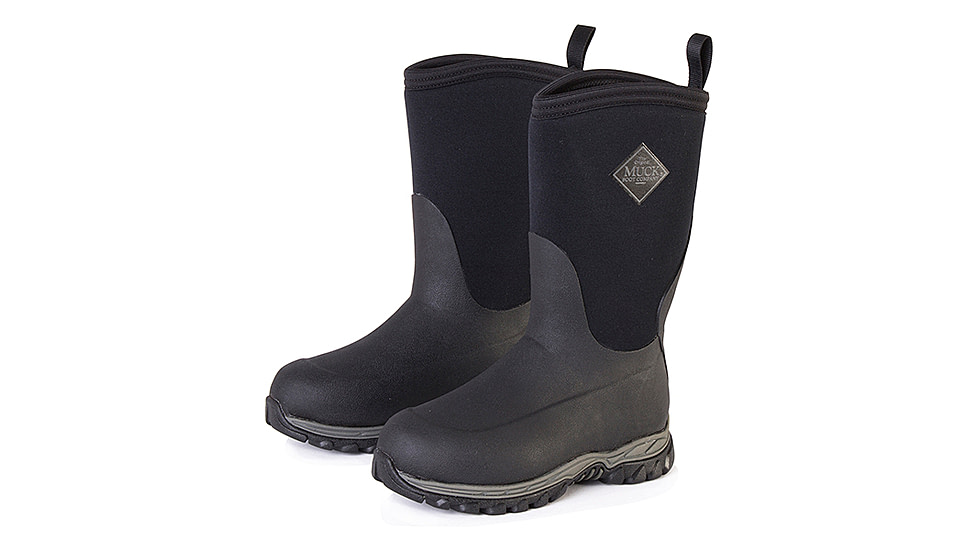 Muck Boots Kids Rugged II Kids Performance Outdoor Sport, Black / Black, 7, RG2001007