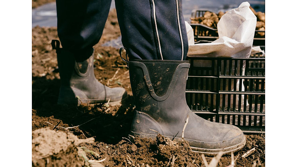 Muck Boots Originals Pull On Mid Boots - Mens, Black, 15, OMM-000-BLK-150