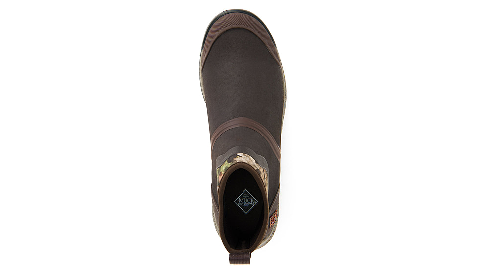 Muck Boots Outscape Chelsea Boot - Mens, Brown/Mossy Oak Break Up Country, 7.5, OSC-MOBU-CAM-075