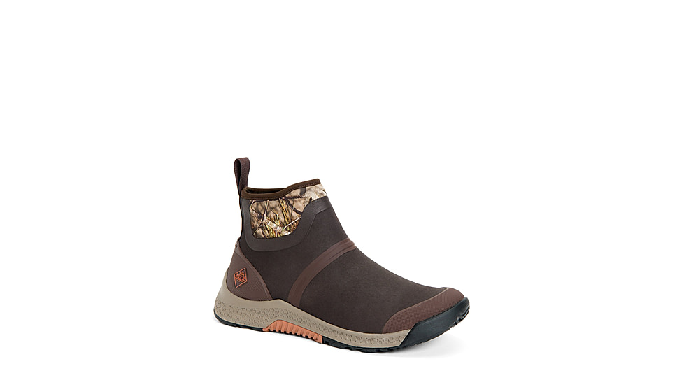Muck Boots Outscape Chelsea Boot - Men's, Brown/Mossy Oak Break Up Country, 7.5, OSC-MOBU-CAM-075