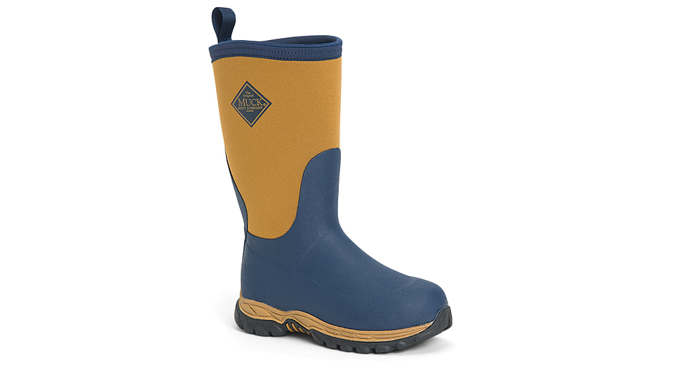 Muck Boots Rugged II Outdoor Performance Boots - Kids, Navy/Tan, 13, RG2-902-TAN-130