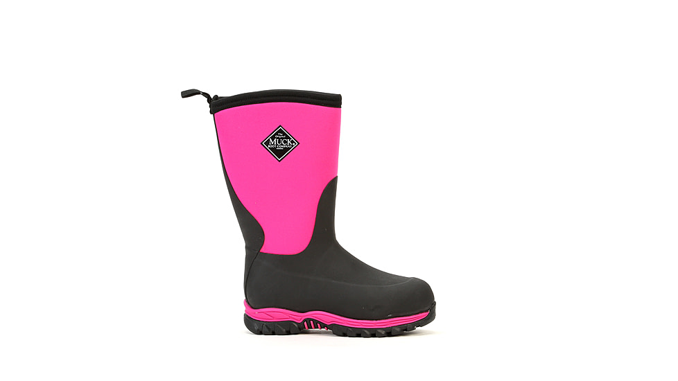 Muck Boots Rugged II Outdoor Performance Boots - Kids, Pink, Black, C70, RG2-400-PNK-C70
