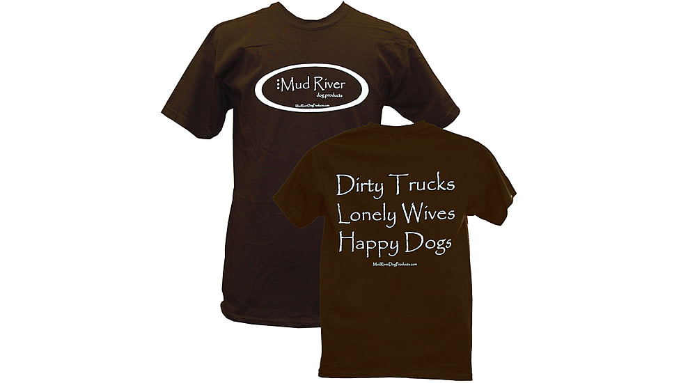 Mud River Short Sleeve T-shirts- XXL Brown MRTS-2XLB