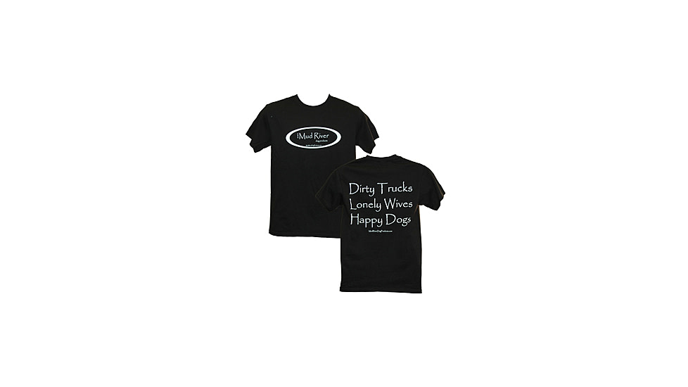 Mud River Short Sleeve T-shirts- Medium Black MRTS-MBL