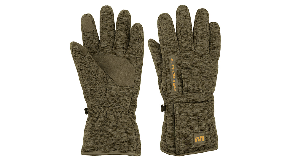 Muddy Nucleus Heated Midweight Gloves - Mens, Brown Clay, LARGE, MUD-HT-MGLV-CL-L
