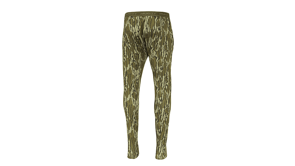 Muddy TRX Base Layer Bottoms - Mens, Mossy Oak Bottomland, LARGE, MUD-BL-BTM-MOB-L