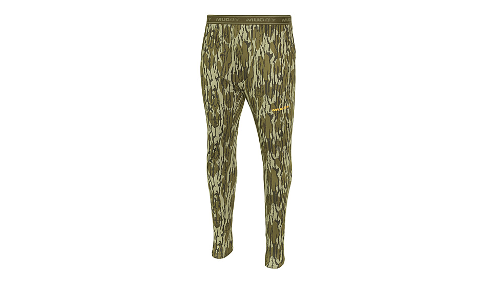 Muddy TRX Base Layer Bottoms - Mens, Mossy Oak Bottomland, LARGE, MUD-BL-BTM-MOB-L