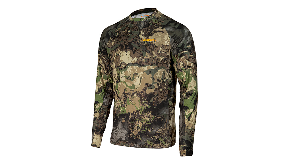 Muddy TRX Base Layer Crew Top - Mens, Veil Canyon Hybrid, LARGE, MUD-BL-CRW-VCH-L