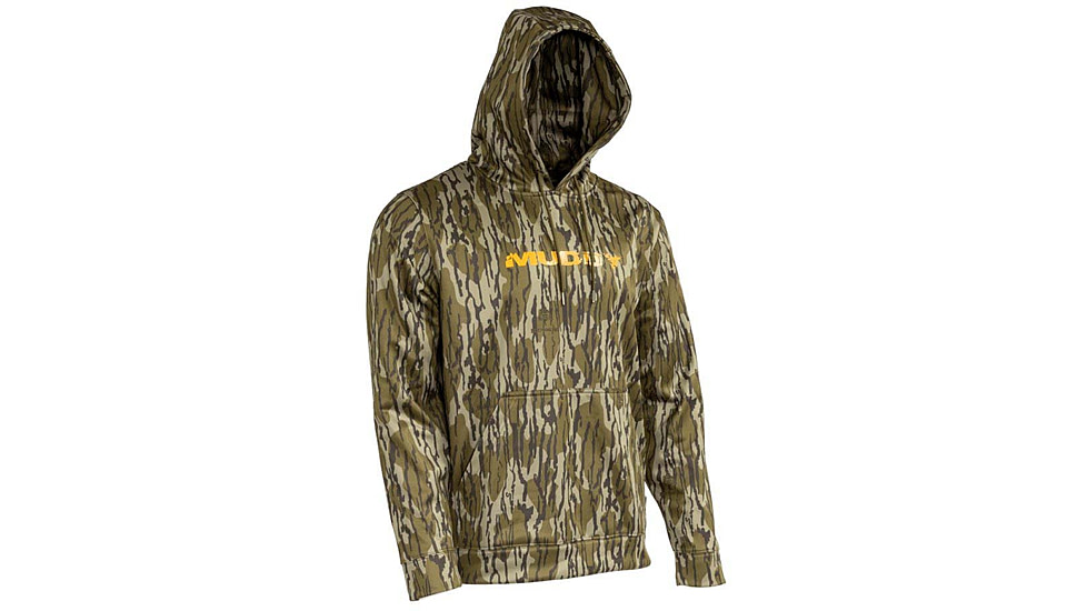 Muddy TRX Performance Hoodie - Men's, Mossy Oak Bottomlands Camo, 2XL, MUD-MW-PHD-MOBL-2X