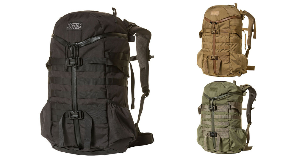Mystery Ranch 2 Day Assault Backpack, Black, Coyote, Forest