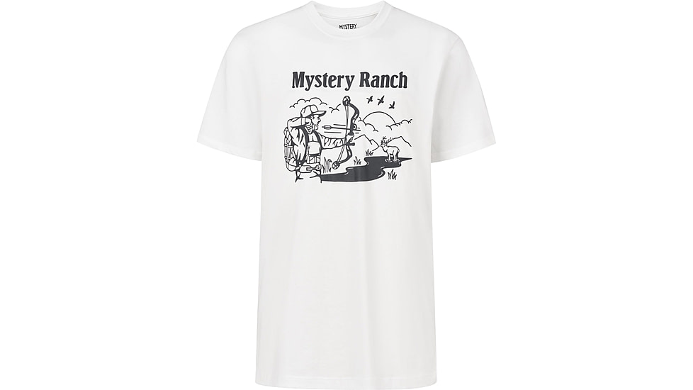 Mystery Ranch Archery Elk Tee - Mens, White, Medium, 113250-100-30-M