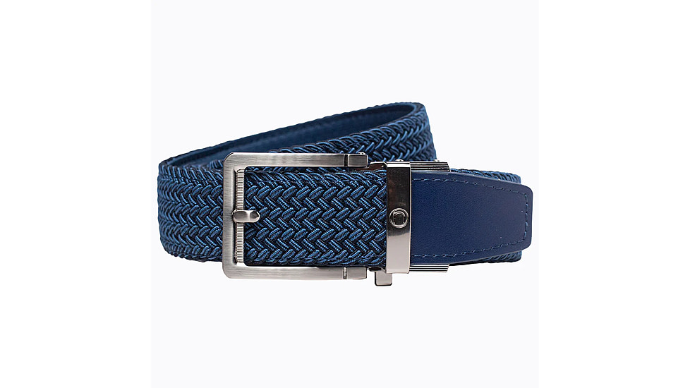 Nexbelt Braided Belt, Navy Cord, Up to 50&quot; Waist, PCD4801