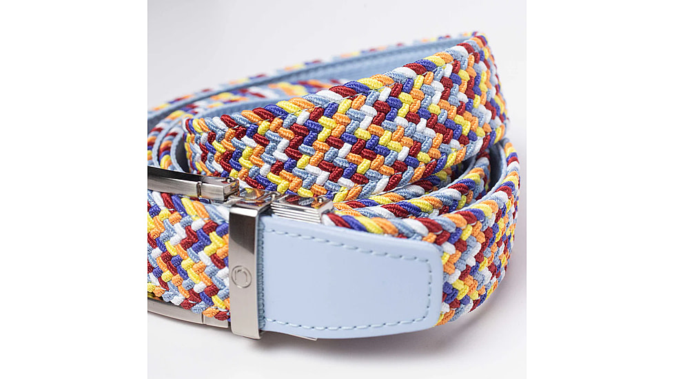 Nexbelt Braided Belt, Rainbow, Up to 50&quot; Waist, PCD4771