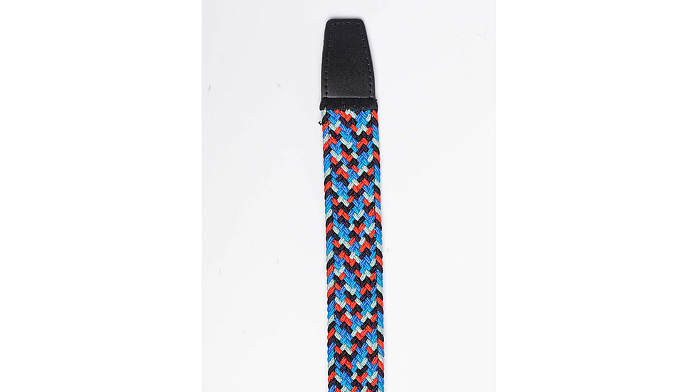 Nexbelt Braided Belt, Red/Grey/Blue, Up to 50&quot; Waist, PCD4788