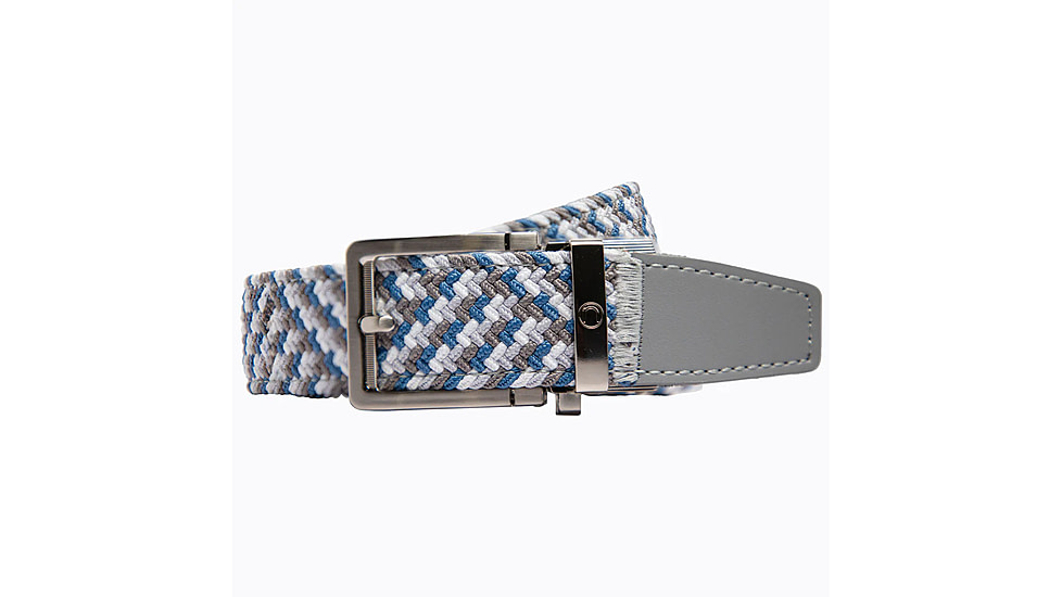 Nexbelt Braided Belt, Tricolor Sky, Up to 50&quot; Waist, PCD4856