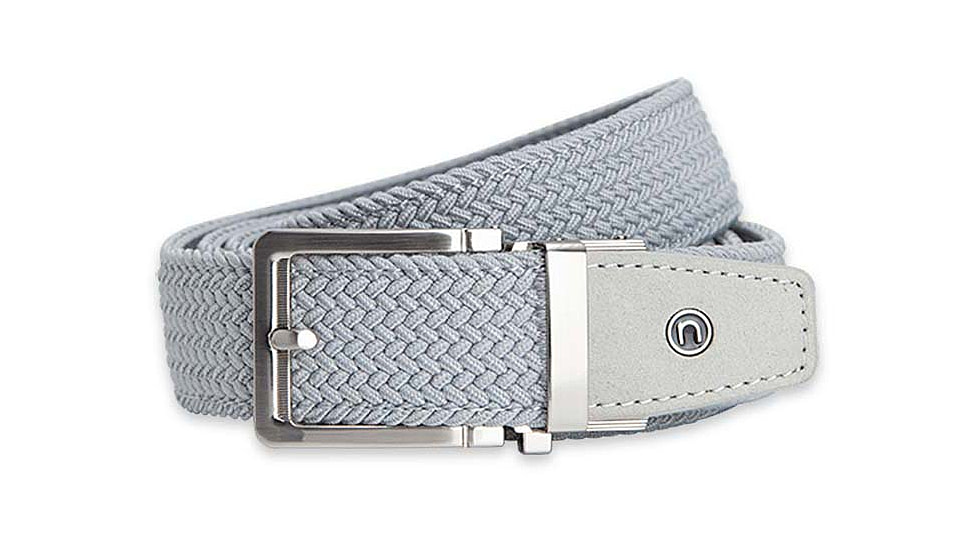 Nexbelt Braided Golf Belt, Cool Grey, PCD9534